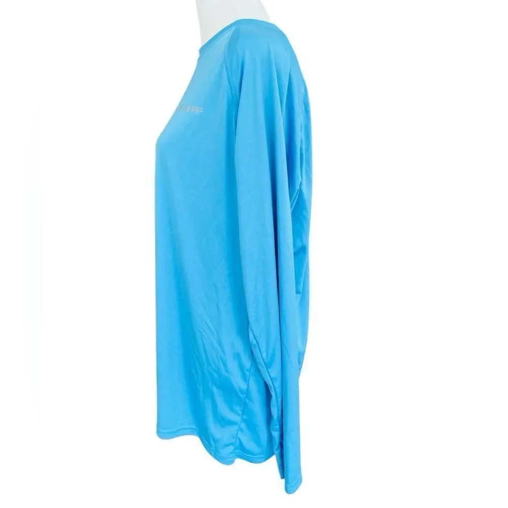 Baleaf Men's Blue Long Sleeve Crew neck  Shirt size M